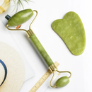 Massageador De Rolo De Jade Natural Para Rosto , Corpo , Costas , Pés , Massagem , Lifting Facial , Antirrugas